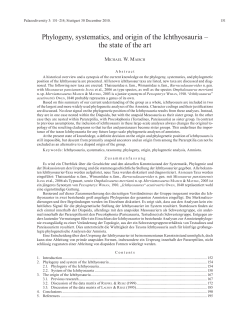 Phylogeny, systematics, and origin of the