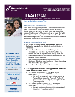 Secretin Stimulation Test