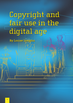 Copyright and fair use in the digital age