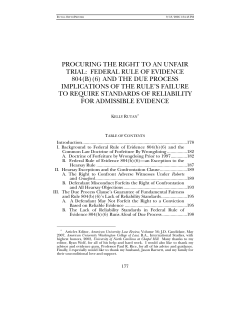 federal rule of evidence 804(b)(6) - American University Washington