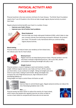 HOW DOES PHYSICAL ACTIVITY HELP