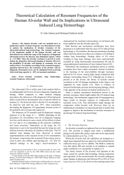 Theoretical Calculation of Resonant Frequencies of the Human