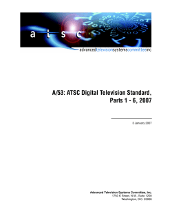 A/53: ATSC Digital Television Standard, Parts 1-6, 2007