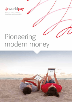 Worldpay Annual Report and Accounts 2014