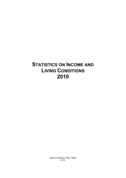 statistics on income and living conditions