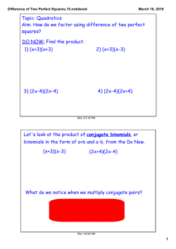 Difference of Two Perfect Squares.15.notebook