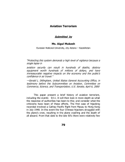 79 Aviation Terrorism