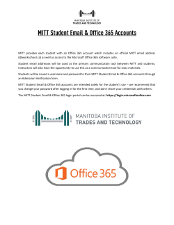 Student Email Access document