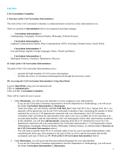 Accessing Subcommittee Work Using Blackboard