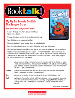My Big Fat Zombie Goldfish: The Seaquel Script