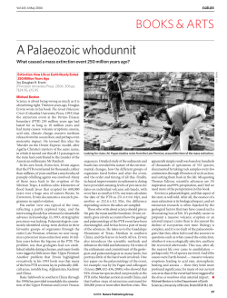 A Palaeozoic whodunnit