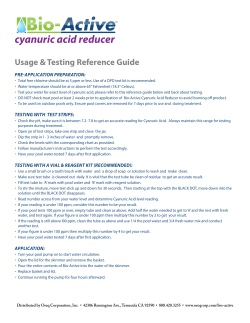 cyanuric acid reducer