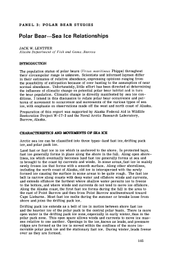 Polar Bear-Sea Ice Relationships - International Association for Bear