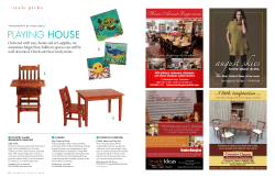 PLAYING HOUSE - Our Homes Magazine