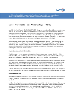 PDF - Choose Your Friends and Privacy Settings Wisely