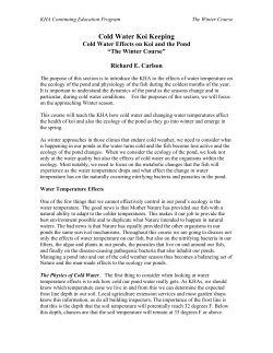 Cold Water Koi Keeping - Site off-line