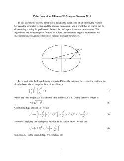 Polar Ellipse