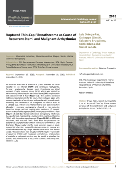 Ruptured Thin-Cap Fibroatheroma as Cause of Recurrent Stemi and