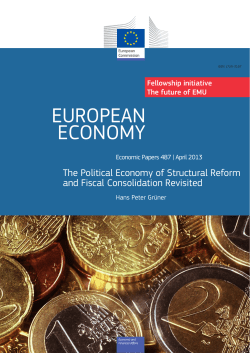 The Political Economy of Structural Reform and Fiscal Consolidation