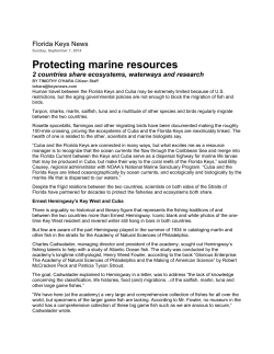 Protecting marine resources - Latin America Working Group