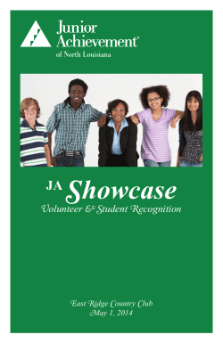 2014 JA Showcase Program