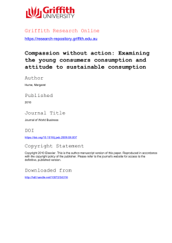 Compassion without action: Examining the young consumers