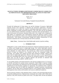 manufacturing hybrid lightweight compounds of closed