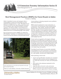 Best Management Practices BMPs for Forest