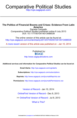 Comparative Political Studies 47(2