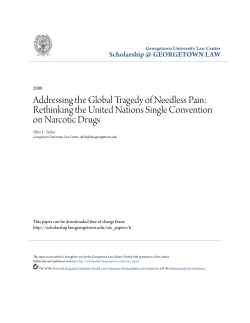 Addressing the Global Tragedy of Needless Pain