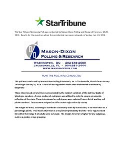 how the poll was conducted