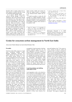 Grains for ecosystem carbon management in