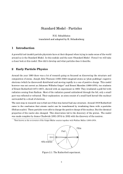 Standard Model - Particles