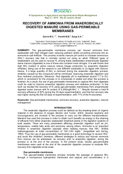 recovery of ammonia from anaerobically digested manure