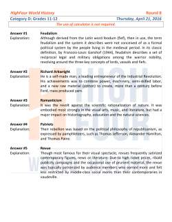 H4 World History R8 G11