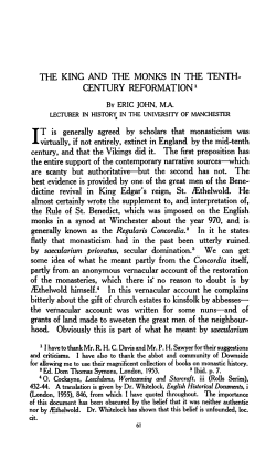 the king and the monks in the tenth