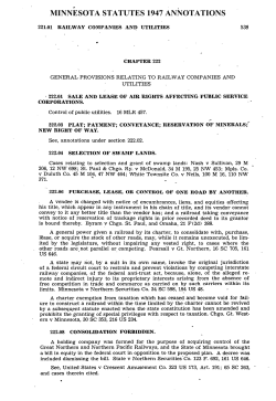 minnesota statutes 1947 annotations