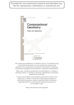 Author`s personal copy - Computational Geometry Lab