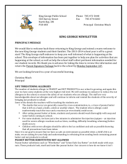king george newsletter - Near North District School Board