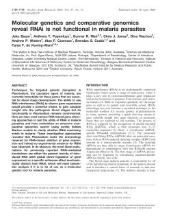 Molecular genetics and comparative genomics reveal RNAi is not