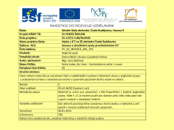 3 Verbs make, do, have - Středn&iacute; &scaron;kola obchodn&iacute;, Česk&eacute; Budějovice