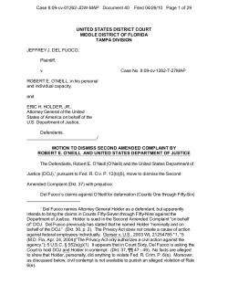 Motion to Dismiss - James P. Scanlan, Attorney at Law