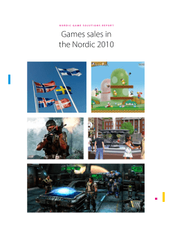 Nordic Game Sales 2010