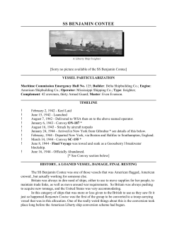 ss benjamin contee - Archeosousmarine.net