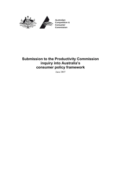 Australian Competition and Consumer Commission (PDF