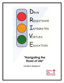 student booklet - Christ the Redeemer Catholic Schools