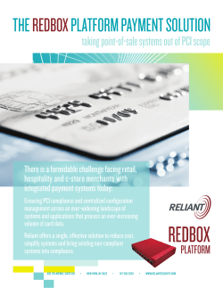 the redbox platform payment solution