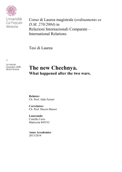 The New Chechnya.
