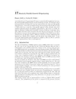 17Massively Parallel Genetic Programming 17.1 Introduction