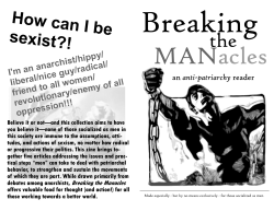 Breaking the Manacles
